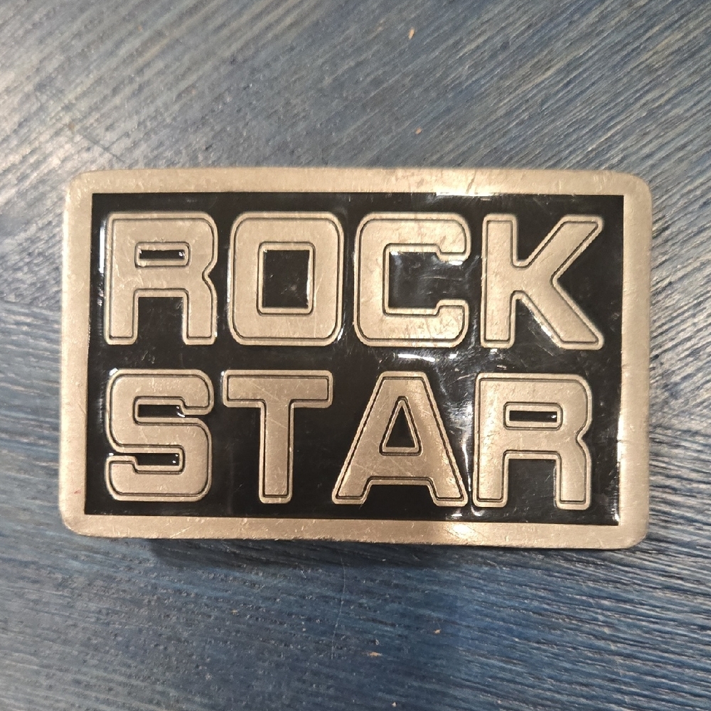 Vintage Rock Star Belt Buckle